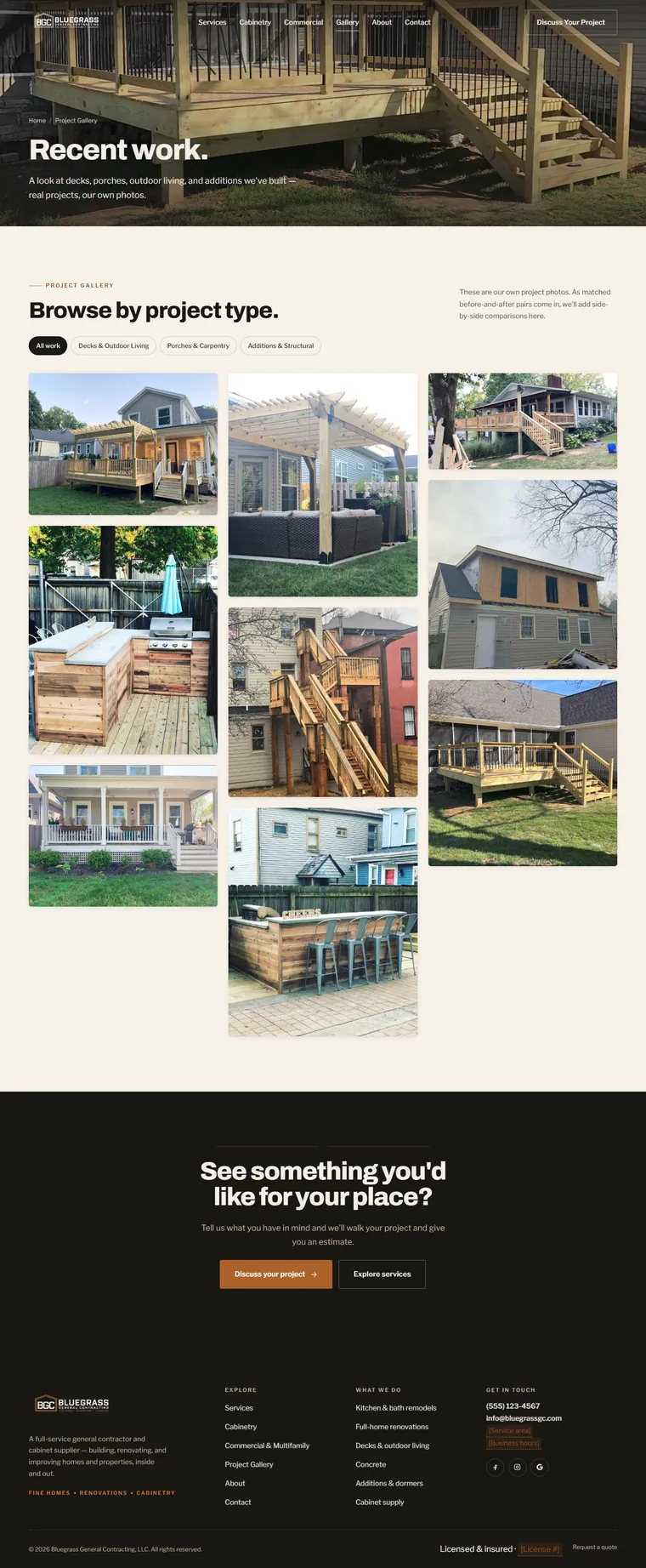 Gallery page